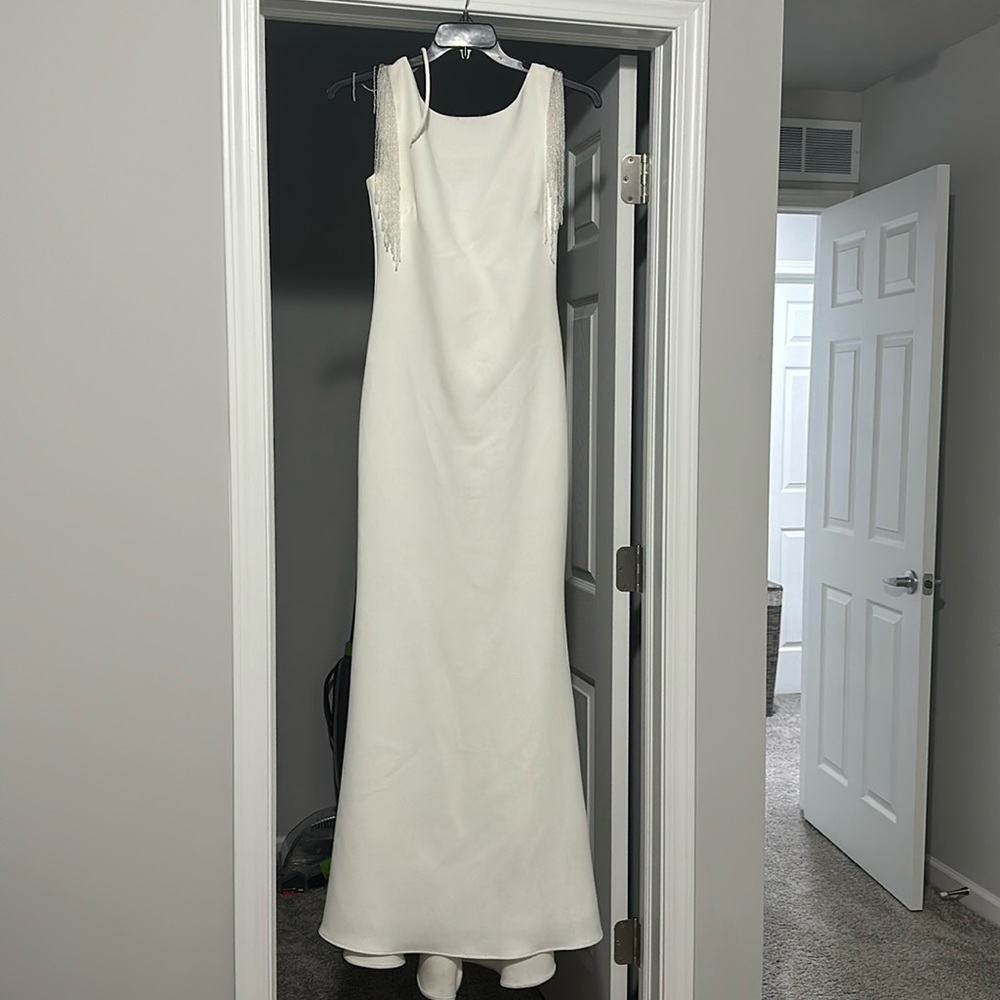 Badgley Mischka White dress